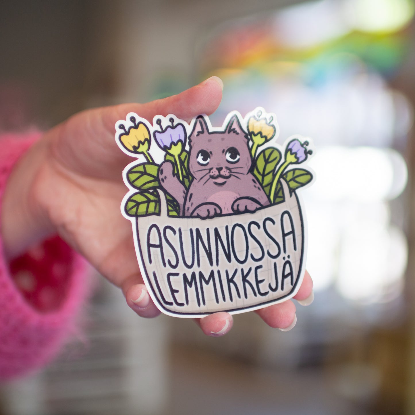 Ovitarra, Asunnossa lemmikkejä, kissa