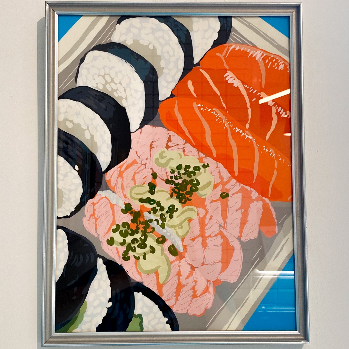 Taideprintti, Sushi 30x40cm