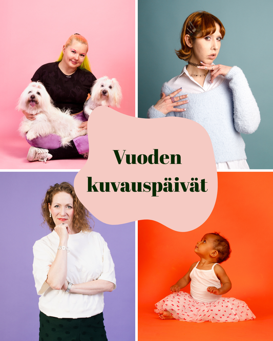 Koko vuoden kuvauspäivät